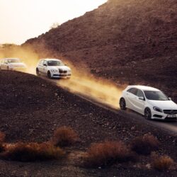 Volkswagen Golf R vs BMW M135i vs Mercedes A 45 AMG Set 1