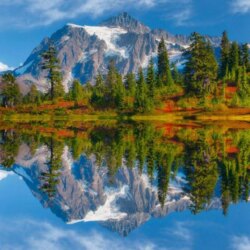 North Cascades National Park, Washington Usa Autumn Lidscape