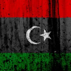 Download wallpapers Libyan flag, 4k, grunge, flag of Libya, Africa