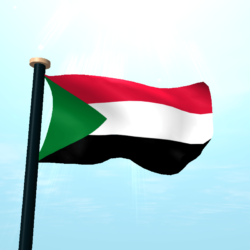 Sudan Flag 3D Free Wallpapers