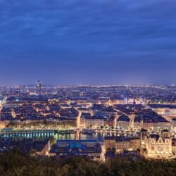 Lyon Cities France Panorama 5K Retina Charming Wallpapers Free