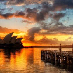 sydney sunset sydney opera house wallpapers and backgrounds