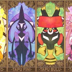 Legendary Pokemon: tapu koko, tapu fini, tapu bulu y tapu lele