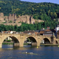 Neckar River, Heidelberg, Germany wallpapers