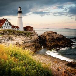 Pictures USA Cape Elizabeth Maine Nature Lighthouses Coast