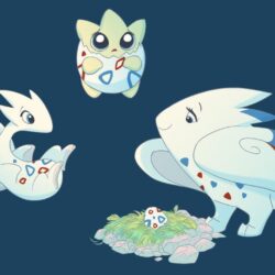 Togepi, Togetic, Togekiss by ThisCrispyKat