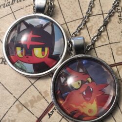 Litten / Torracat Pokemon Necklace