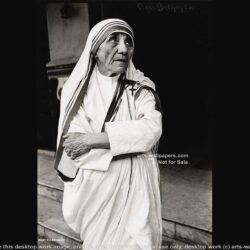 Mother Teresa Wallpaper, Art Print, Poster, Desktop Backgrounds