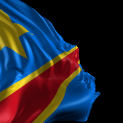 Flag of Democratic Republic of Congo