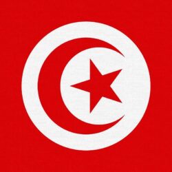 Download wallpapers tunisia, flag, star, symbols iphone 4s/4