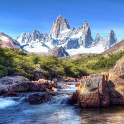 Mountain river patagonia Wallpapers