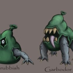 Trubbish and Garbodor Redesign by JosephWorks
