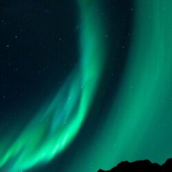 Download Wallpapers Northern lights, Night, Night sky