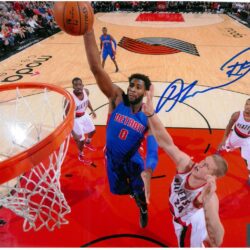 Andre Drummond Autographed Detroit Pistons Photo