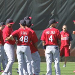 First Day of Cardinals Spring Training 2015