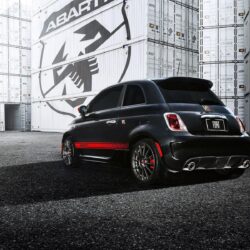 Black Fiat 500 Abarth