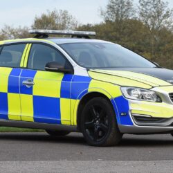 2013 Volvo V60 Police Full HD Wallpapers and Backgrounds Image