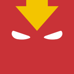 Minimalist Heroes Red Tornado Mask