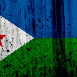 Download wallpapers Djibouti flag, 4k, grunge, flag of Djibouti