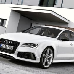 2014 White Audi RS7 Sportback wallpapers