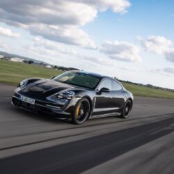 Watch the Porsche Taycan Accelerate 0–200 km/h Over and Over