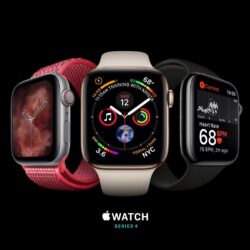 Wallpapers Apple Watch Series 4, silver, gold, black, Apple September