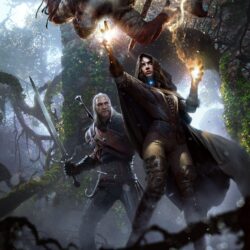 Wallpapers The Witcher 3: Wild Hunt, Yennefer, Geralt, 5K, Games,