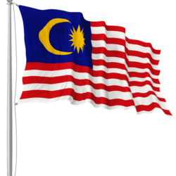 Malaysia Waving Flag Image