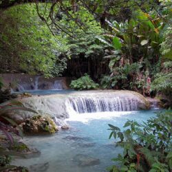 Waterfalls: Mele Cascades Blue Waterfall Vanuatu Melee Desktop