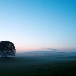 Morning fog aesthetic landscape desktop wallpapers 4 － Landscape