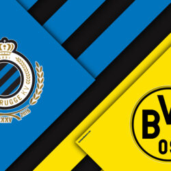 Download wallpapers Club Brugge KV vs Borussia Dortmund, material