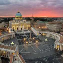 Vatican City, A City State Surrounded By Rome, Italy, Is The
