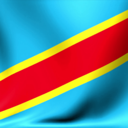 Democratic Republic of Congo Flag. Backgrounds Seamless Looping