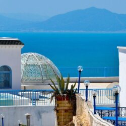 Download Wallpapers Tunisia, Africa, Resort, House Samsung