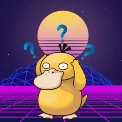 Vaporwave psyduck