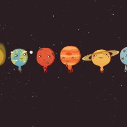 Planets illustration, space, Sun, Venus, Mercury HD wallpapers