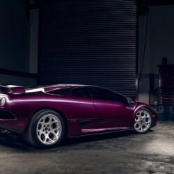Car Lamborghini Diablo VT purple wallpapers