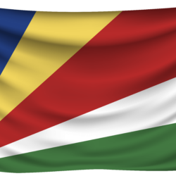 Seychelles Wrinkled Flag