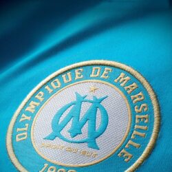 Olympique de Marseille : Logo 2 Wallpapers for iPhone X, 8, 7, 6