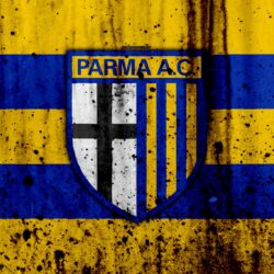 Download wallpapers Parma, 4k, grunge, Serie B, football, Italy