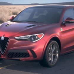 Alfa Romeo Stelvio Quadrifoglio 2018 desert studio