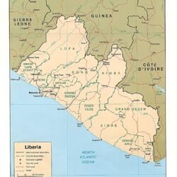 Liberia Maps