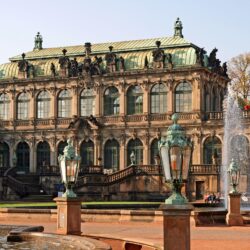 The Zwinger is a palace in Dresden, eastern Germany. Full HD