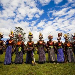 beautiful locals of Papua New Guinea