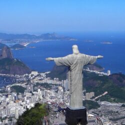 HD Backgrounds Rio De Janeiro Brazil Christ The Redeemer Top View