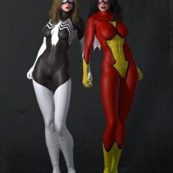 Julia Carpenter and Jessica Drew Spider