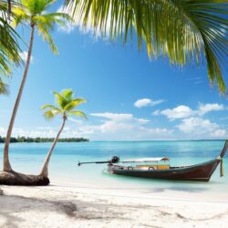 tropical paradise sunshine beach coast sea sky blue emerald ocean