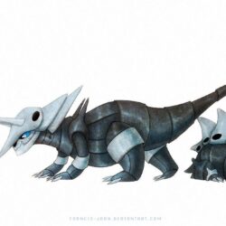 Aggron, Lairon and Aron by francis