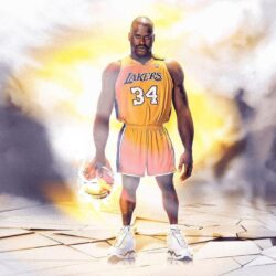 Shaquille O’Neal Caricature NBA Wallpapers by skythlee