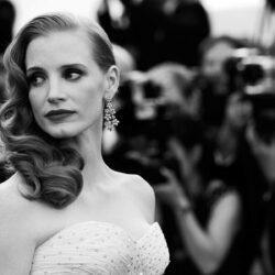 Monochrome Jessica Chastain Wallpapers 7201